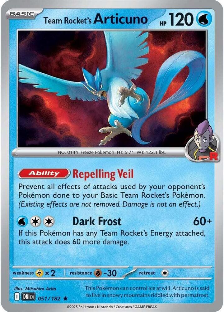 051/182 - Team Rocket's Articuno