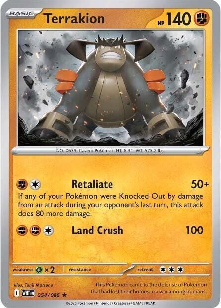 054/086 - Terrakion (Holo)
