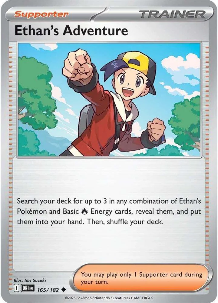 165/182 - Ethan's Adventure (Reverse Holo)