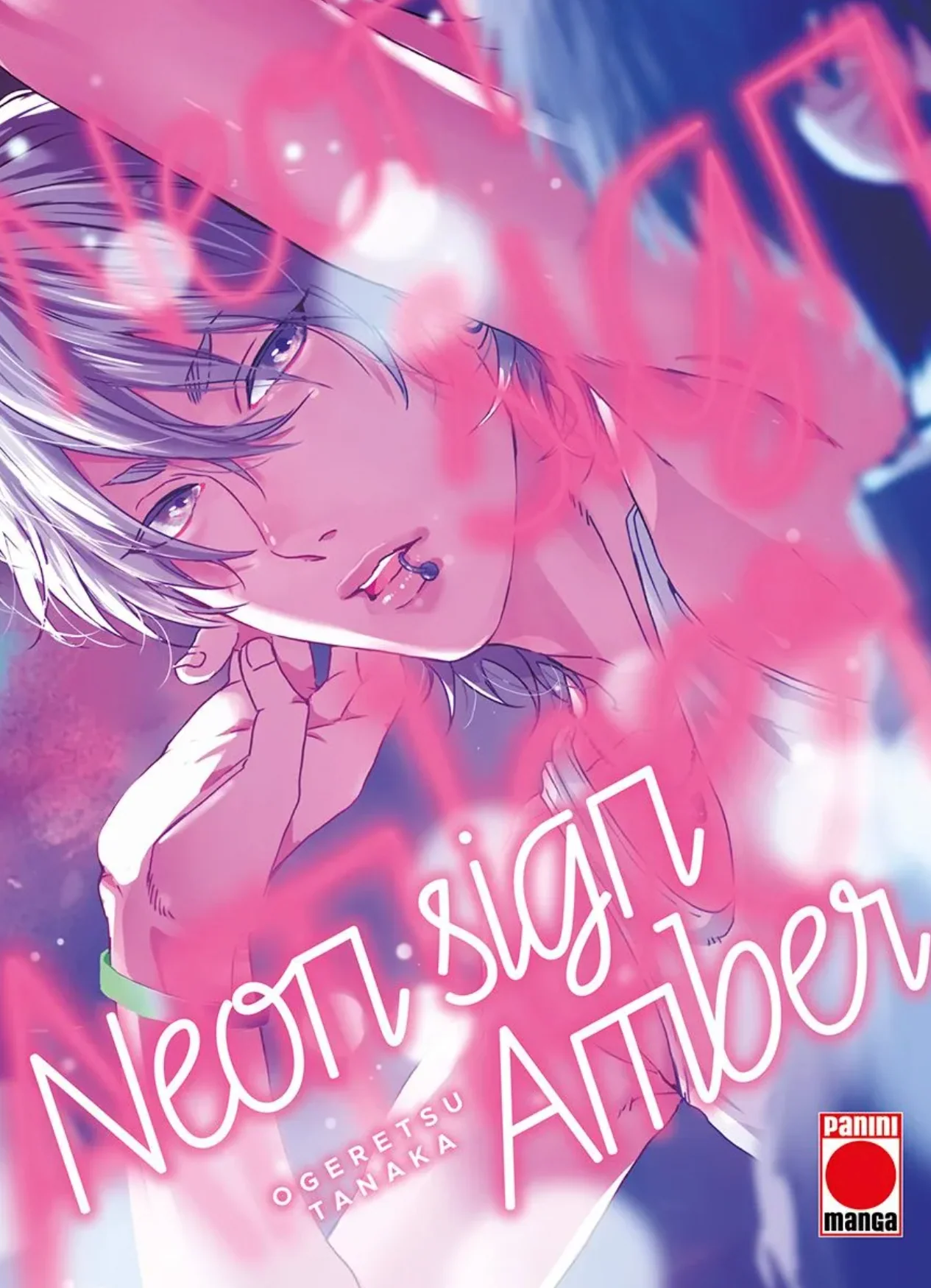 Neon sign amber