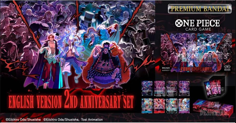 ONE PIECE TCG: ENGLISH VERSION 2ND ANNIVERSARY SET