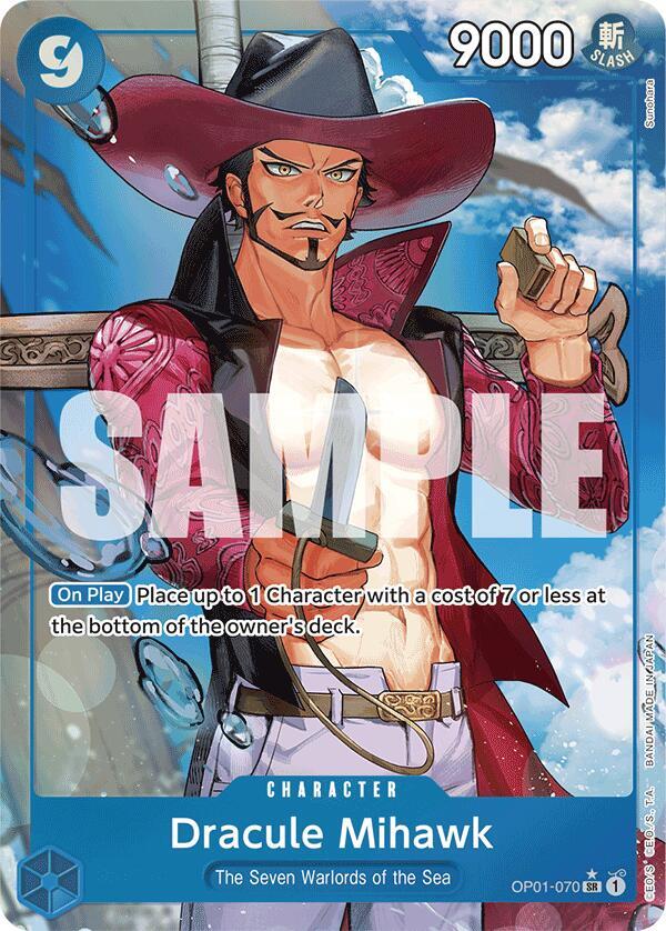 [Single] OP01-070 Dracule Mihawk  (Alternate Art) (PRB01)