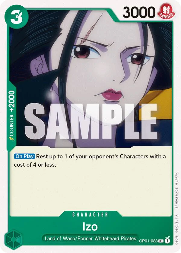 [Single] OP01-033 (PRB01) Izo (Jolly Roger Foil)