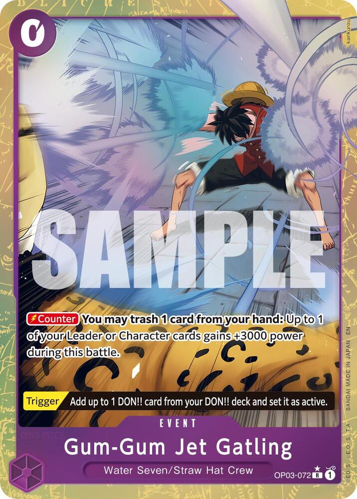 [Single] OP03-072 Gum-Gum Jet Gatling AA (PRB02)