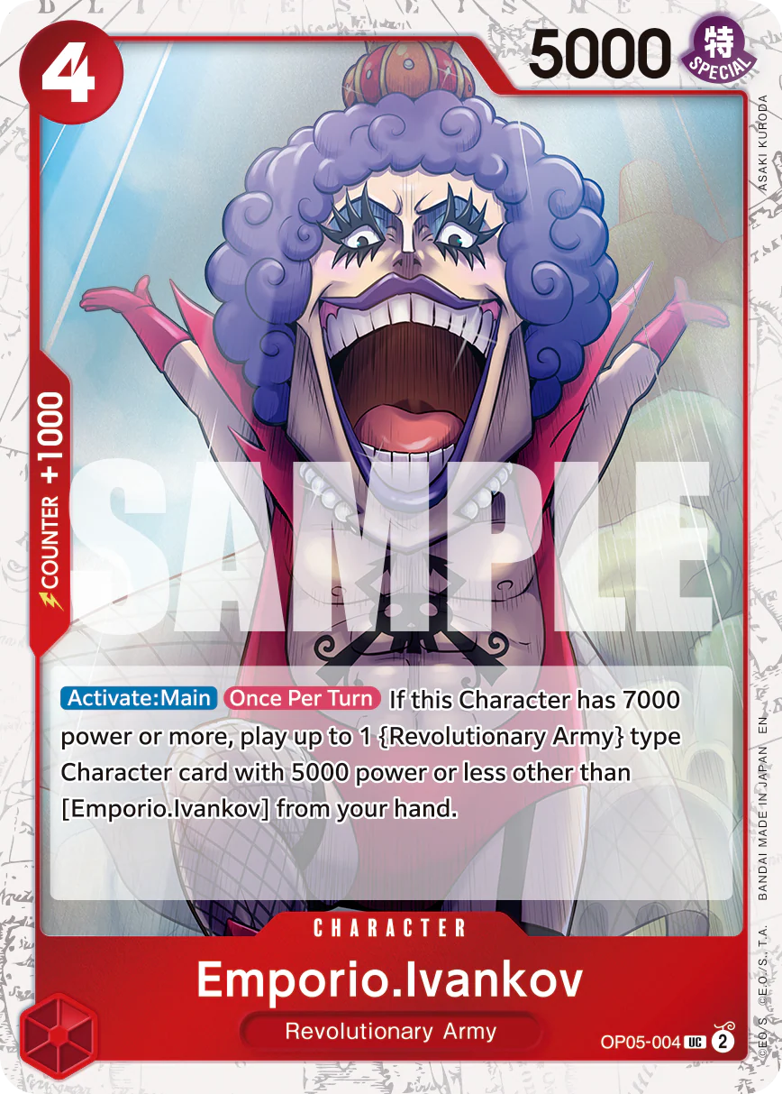 [Single] OP05-004 Emporio. Ivankov FOIL (PRB02)