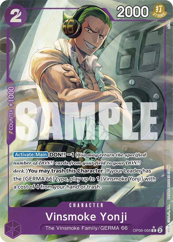 [Single] OP06-066 Vinsmoke Yonji Full Art