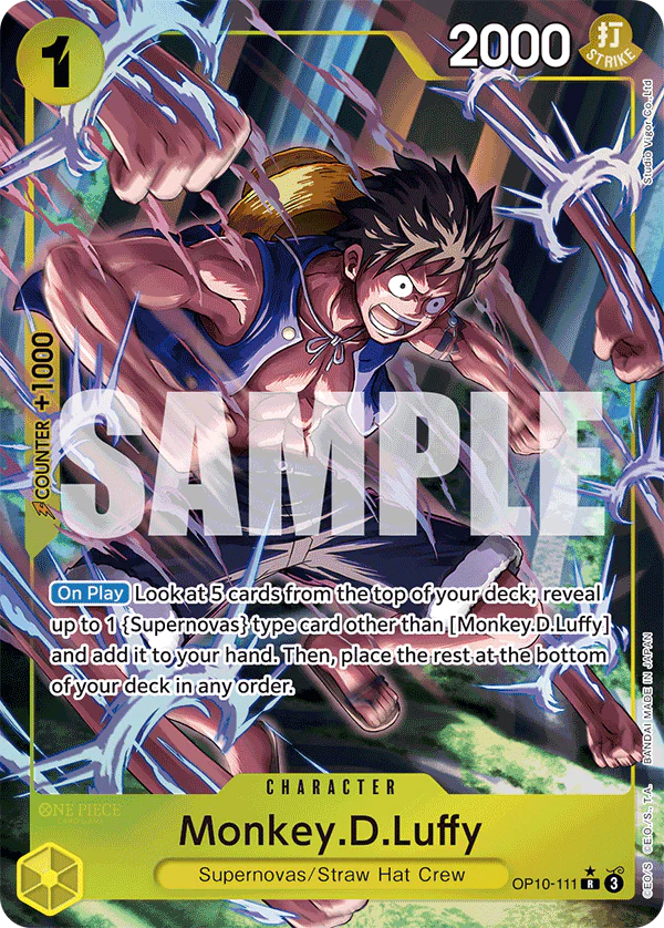 [Single] OP10-111 Monkey.D.Luffy AA
