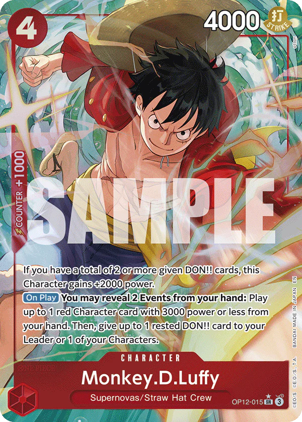 [Single] OP12-015 Monkey.D.Luffy (AA)
