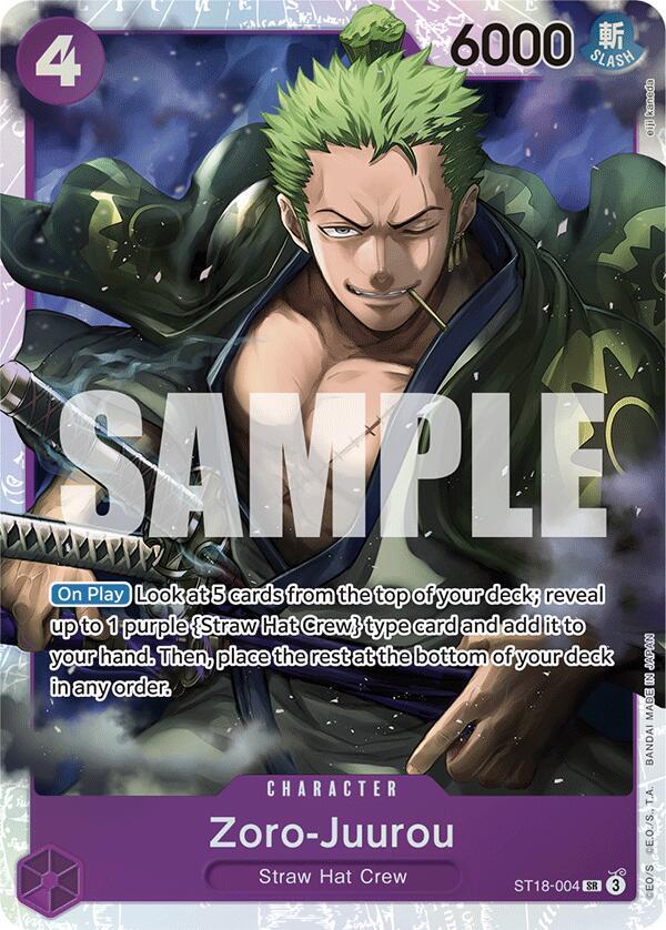 [Single] ST18-004 Zoro-Juurou