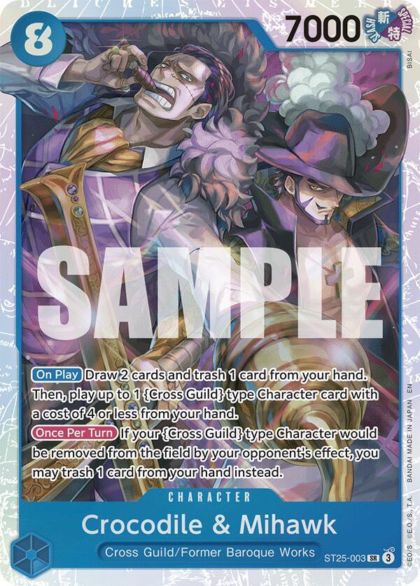 [Single] ST25-003 Crocodile & Mihawk