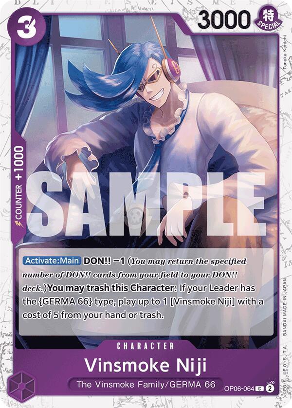 [Single] OP06-064 (PRB01) Vinsmoke Niji (Jolly Roger Foil)